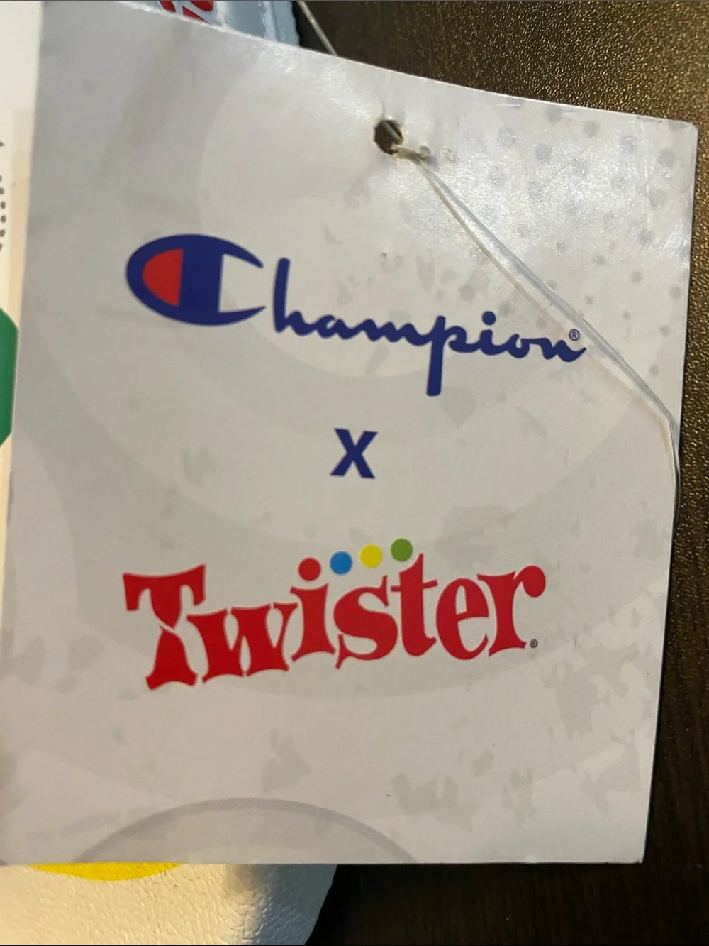 NWT Champion Twister IPO Twister White Multi-Color Slide  Size 13